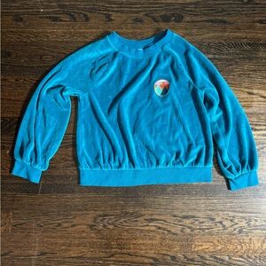 Cat & Jack blue pullover velour